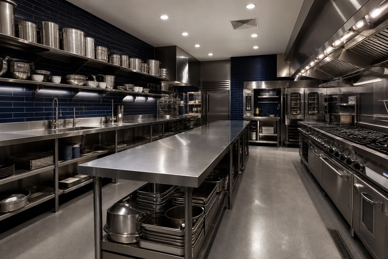 Complete commercial kitchen by Al Razana