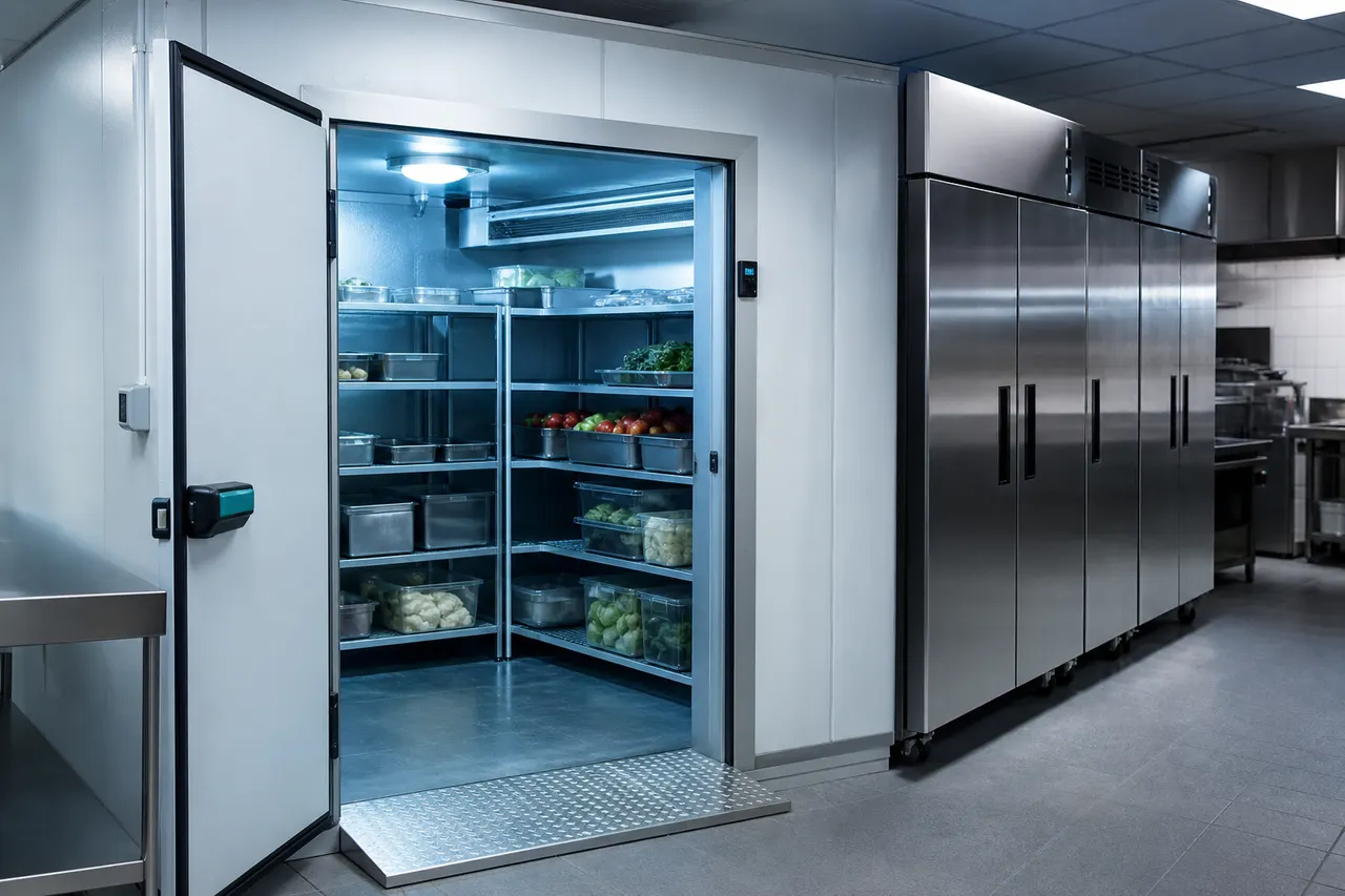 Commercial refrigeration units