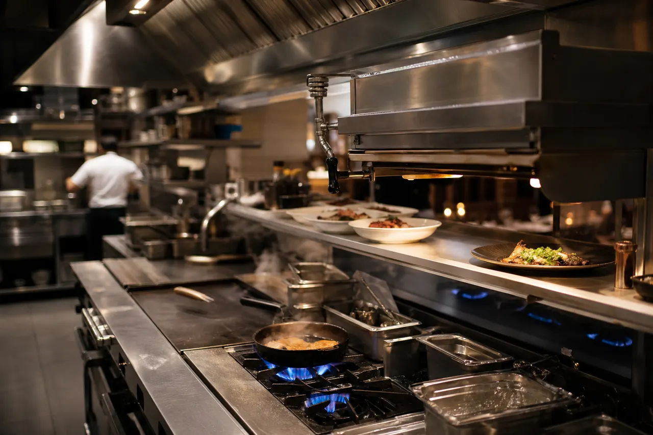 Restaurant kitchen project in Dubai